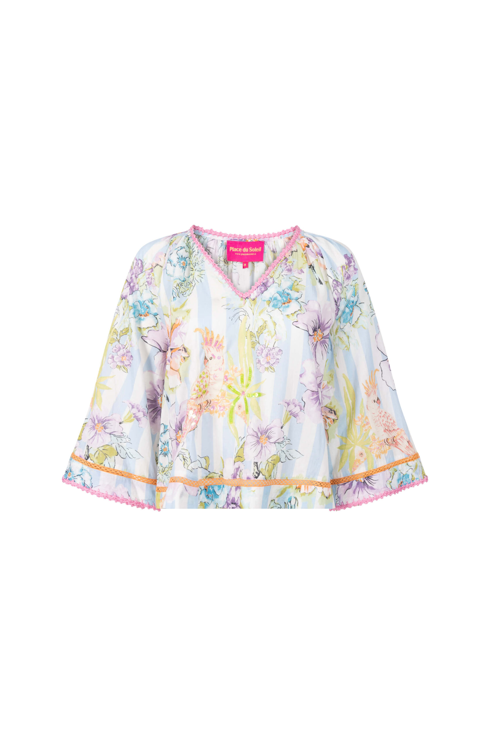 Floral Striped Blouse