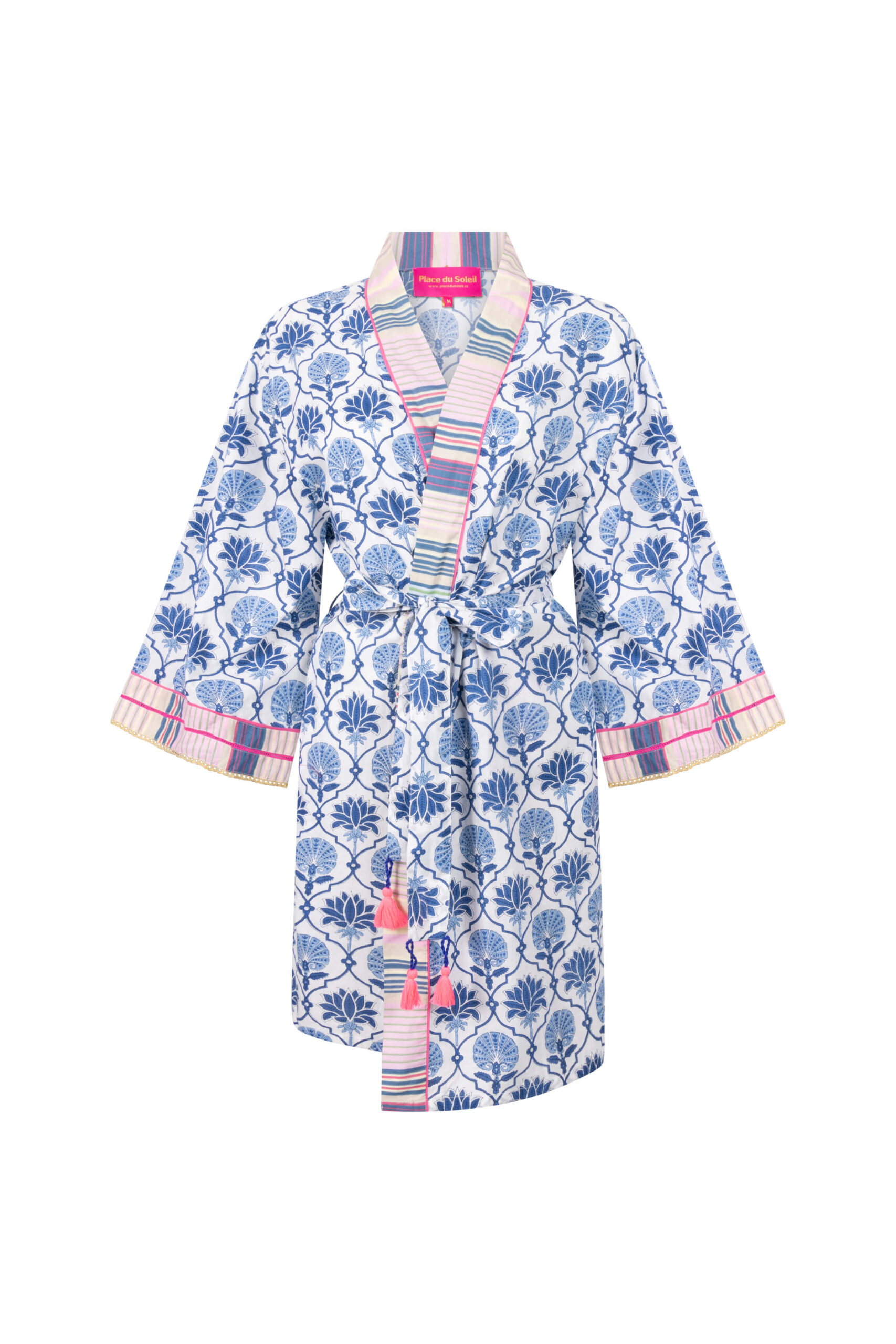 Blue Lotus Kimono